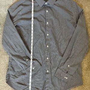 Old Navy Pro Signature Slim Fit Gingham Shirt (Size XL) NWOT